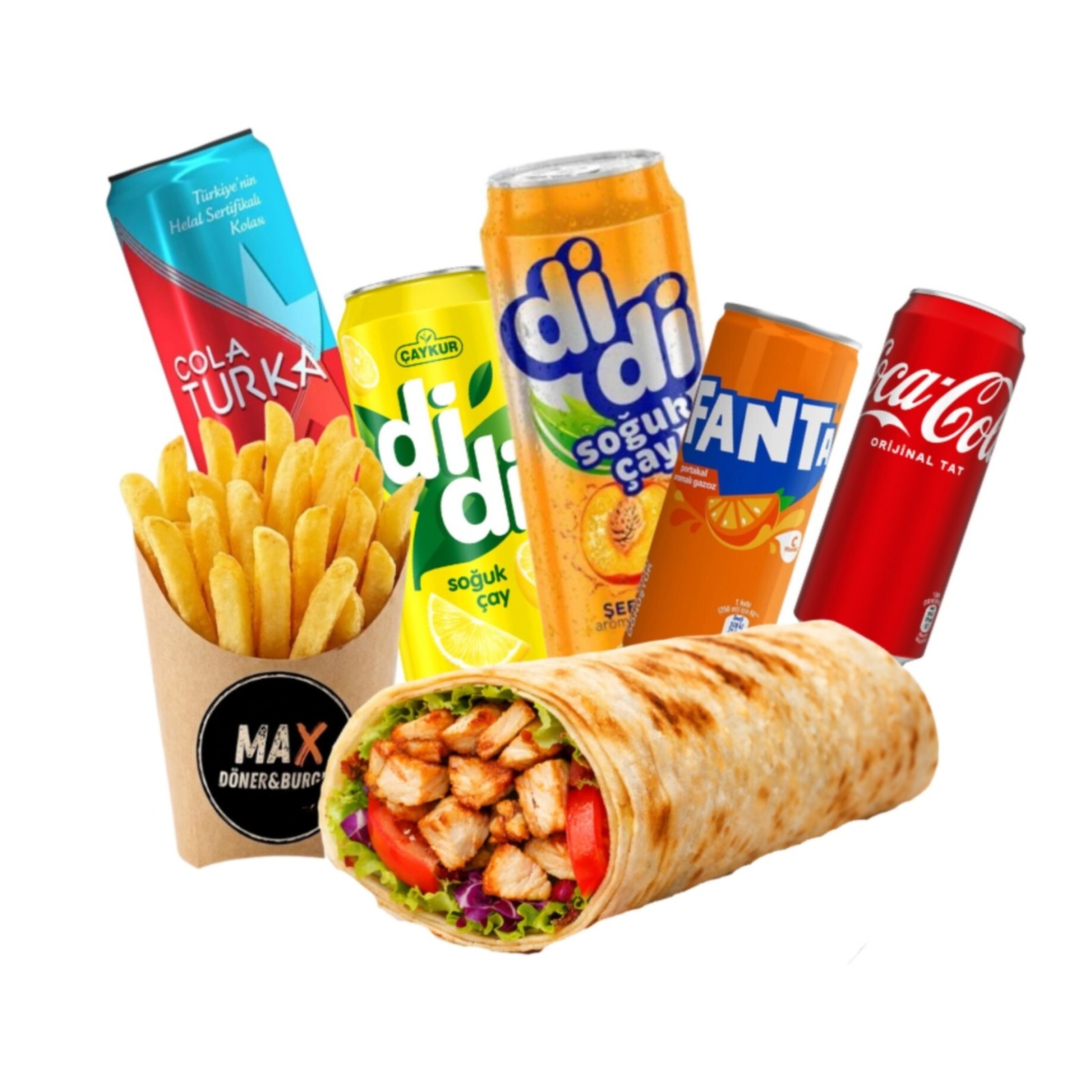 Avantajlı Kutu İçecekli Füze Tavuk Dürüm (Menü)