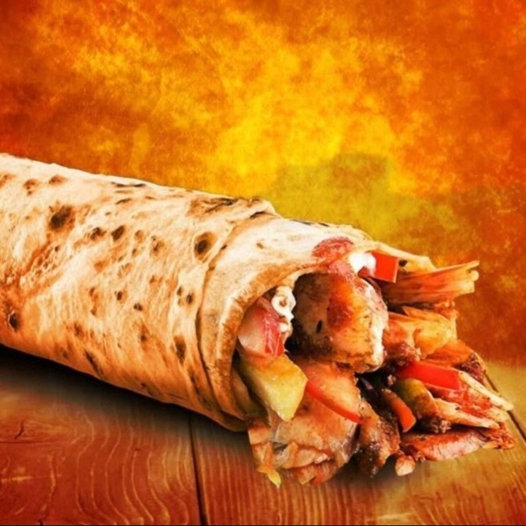 Hatay Usulü Tavuk Döner Dürüm (110 gr)