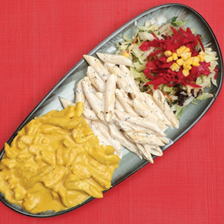 Set Cheddar Soslu Tavuk