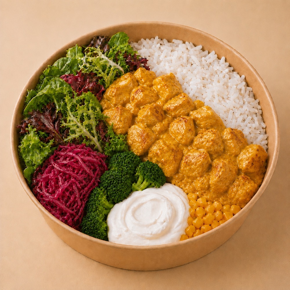 Curry Route (Köri Soslu Tavuk Bowl)