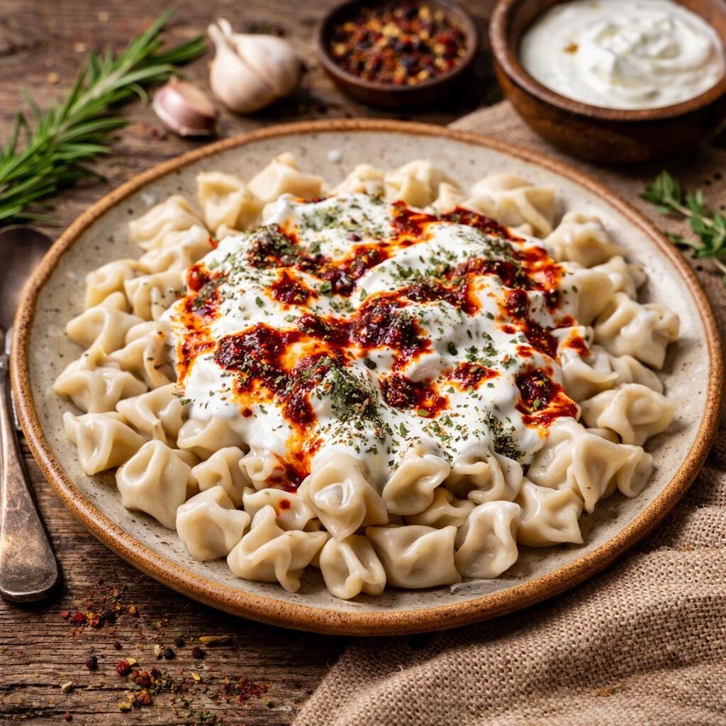 Kayseri Mantısı (Dana Kıymalı)