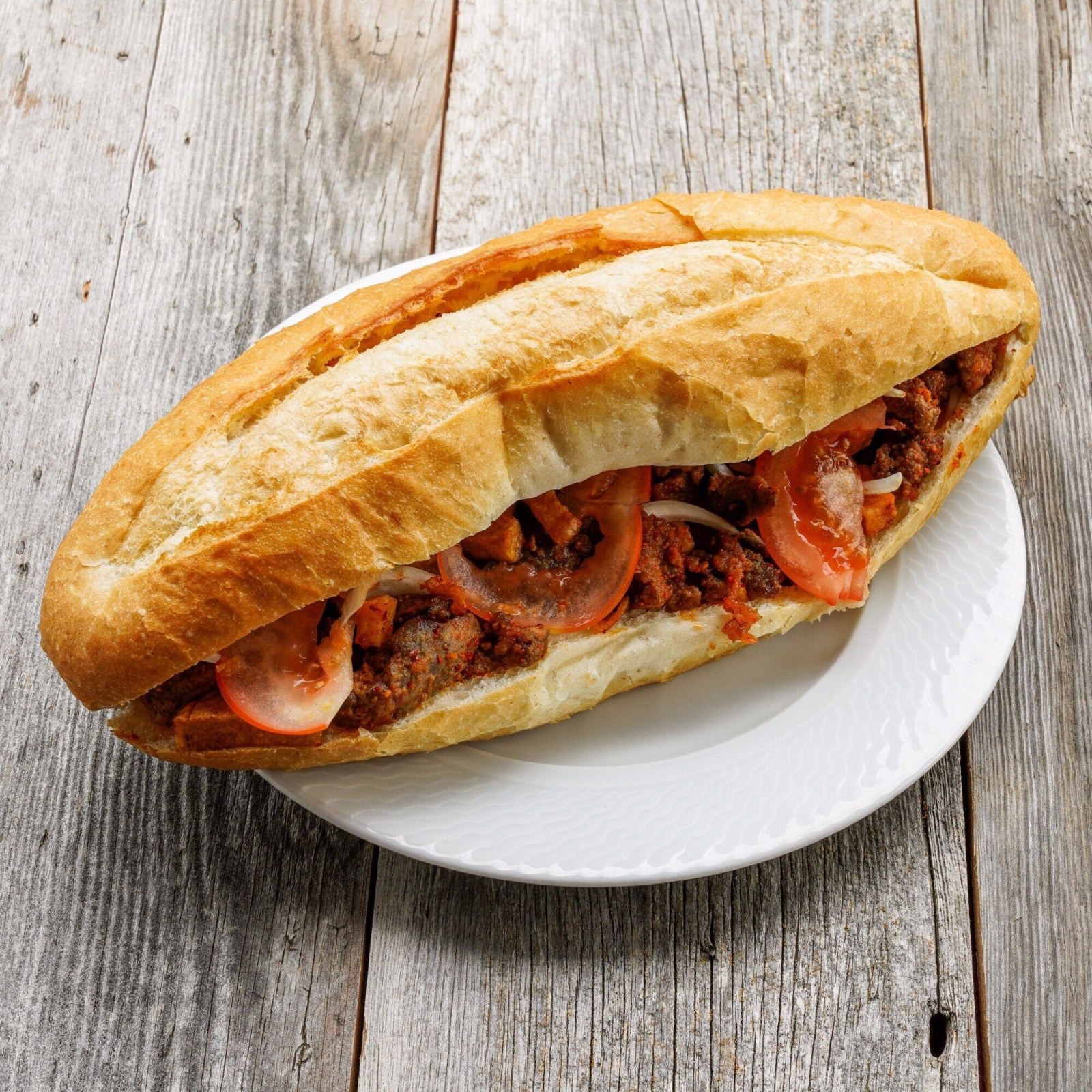 Ekmek Arası Arnavut Ciğeri +coca cola