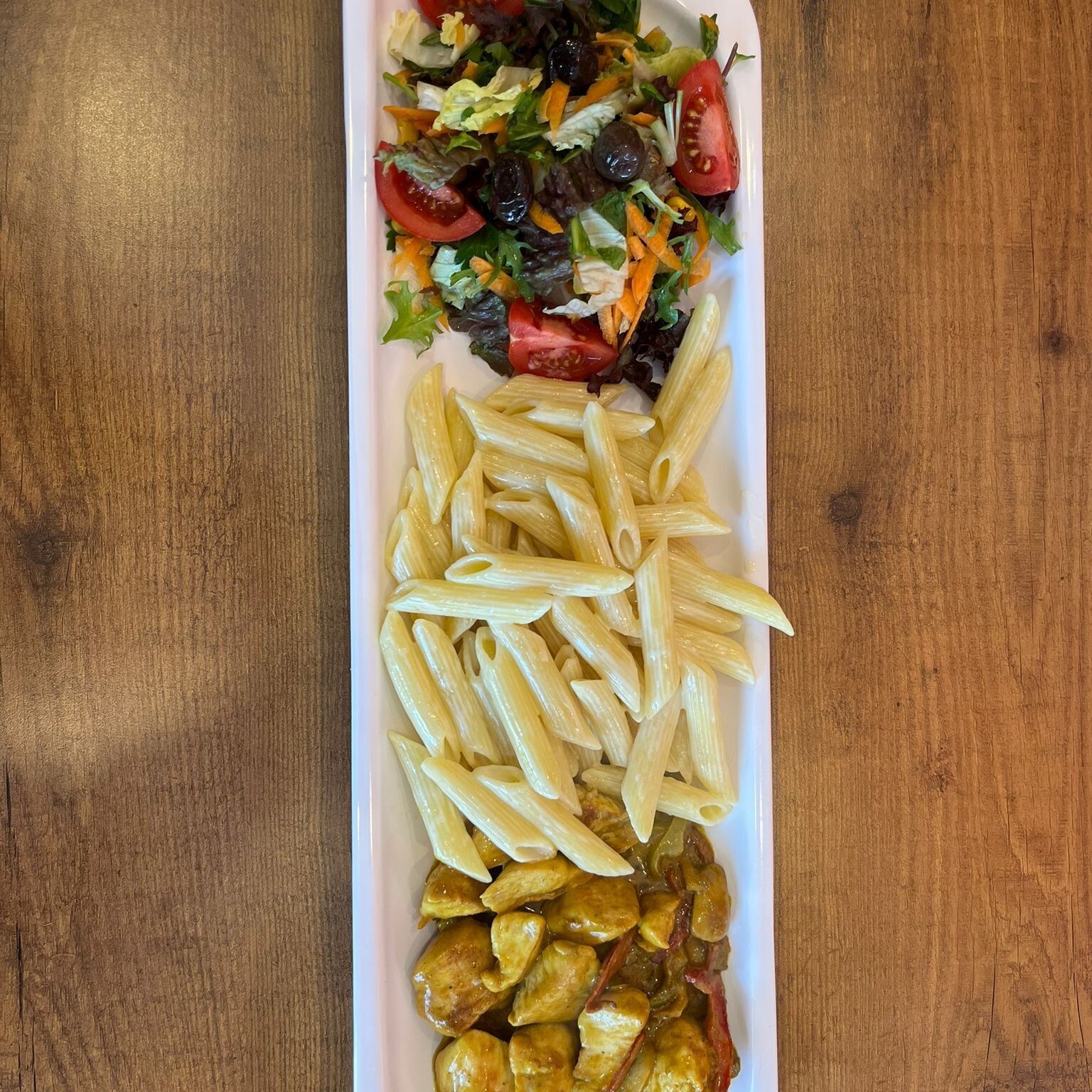 Köri Soslu Tavuk Combo