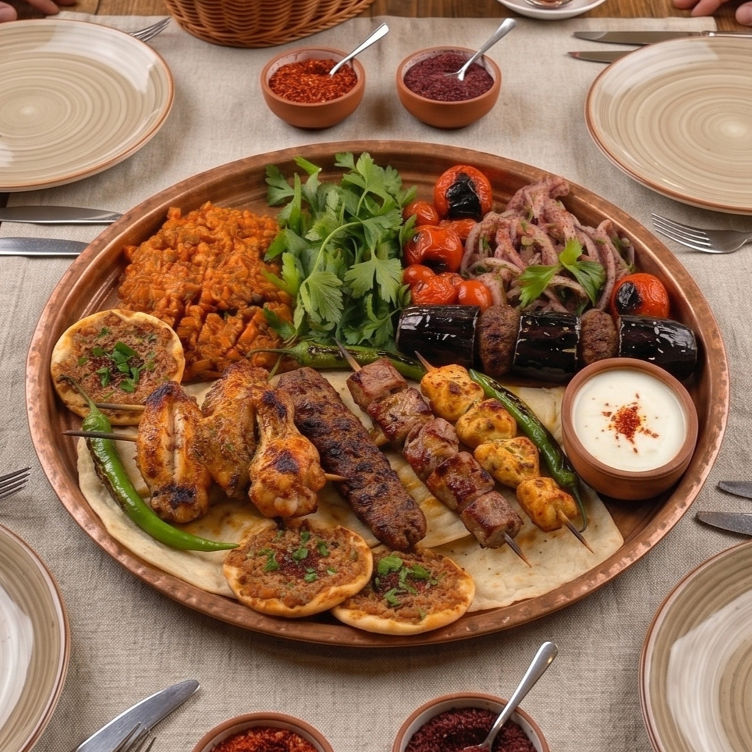Tavuklu Karışık Kebap (4 Kişilik)