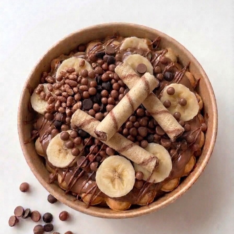Double Choco Bubble Kova Waffle (1 - 2 Kişilik)