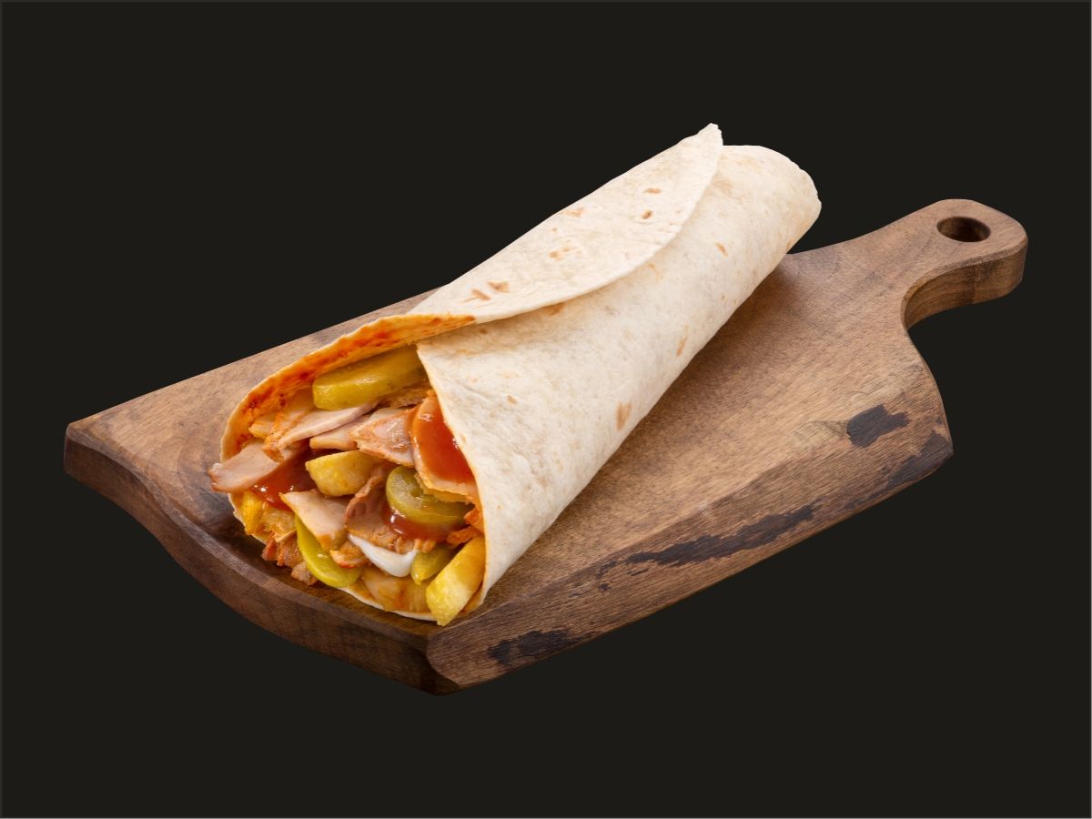 Hatay Usulü Tavuk Döner Dürüm