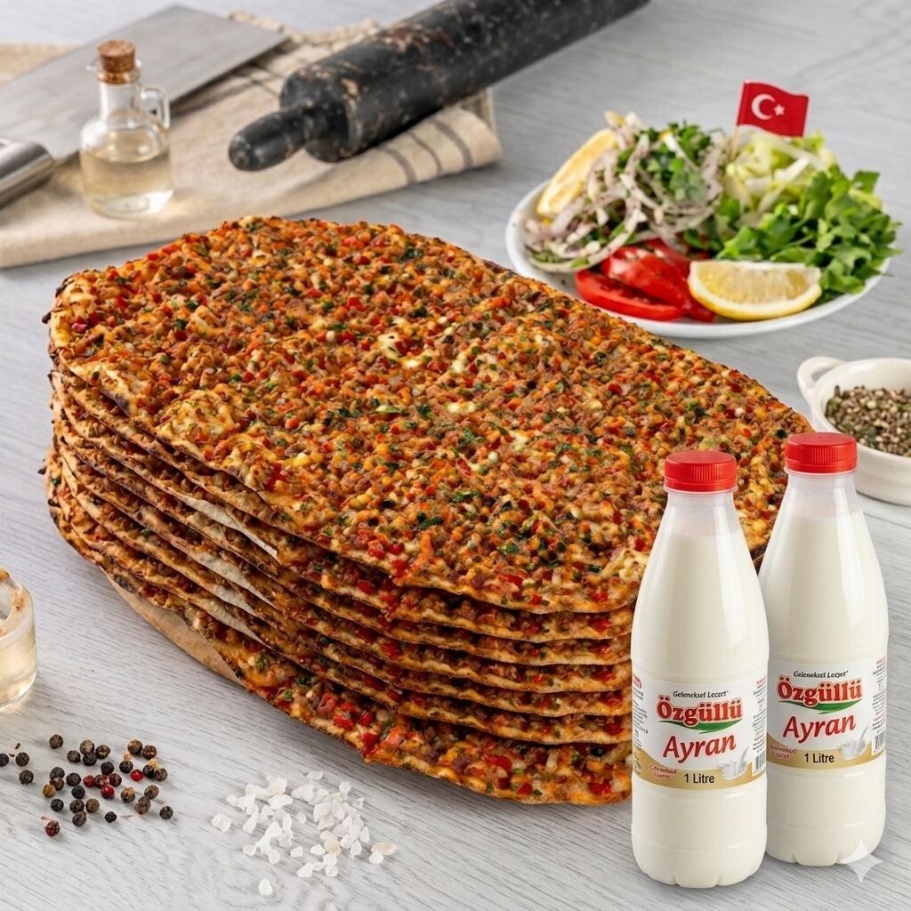 10'lu Lahmacun + 2 Lt Ayran