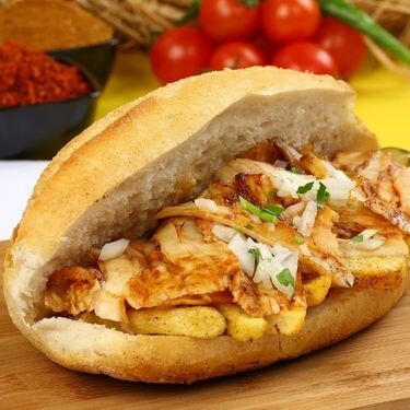 Yarım Somun Tavuk Döner Dürüm
