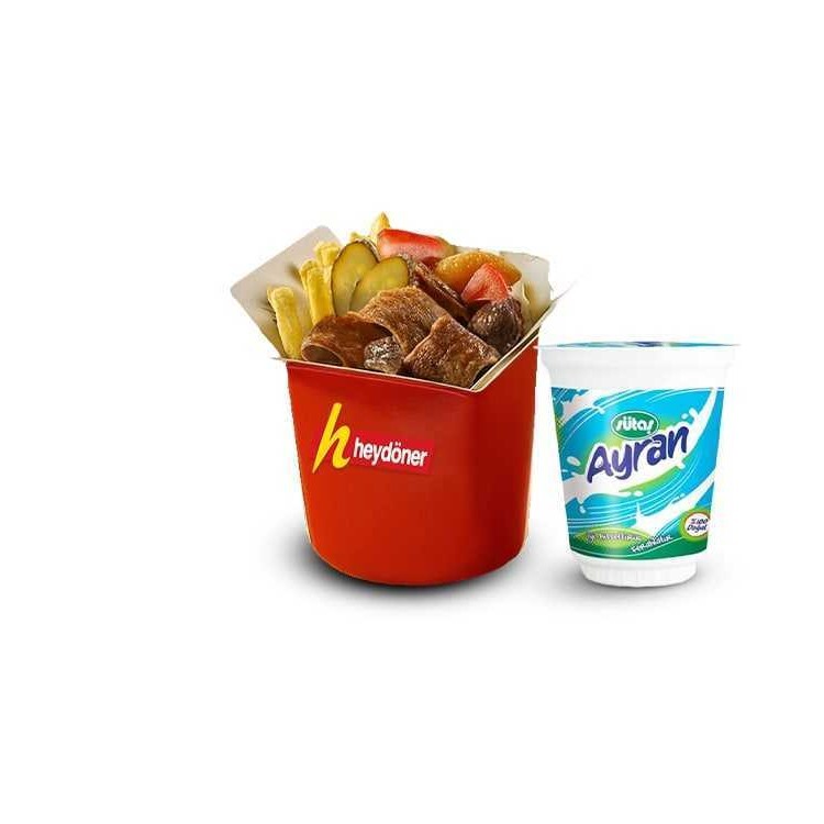 Döner Box Eko Menü (Et Dönerden)