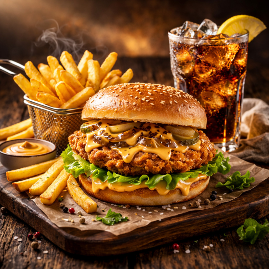 Classic Tavuk Burger Menü