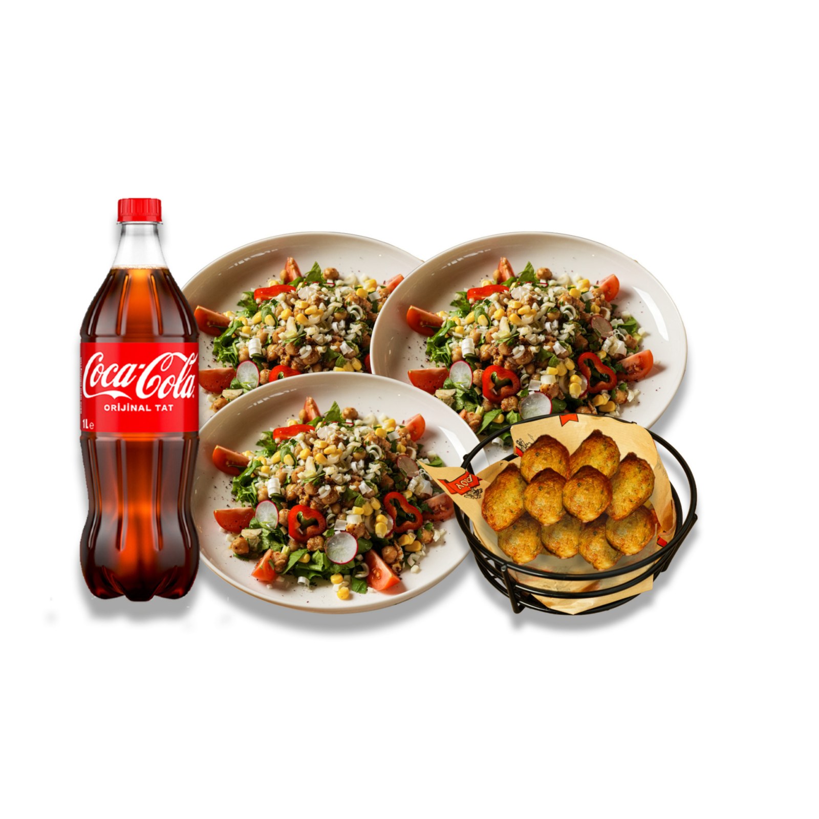 3'lü Salata+İçecek
