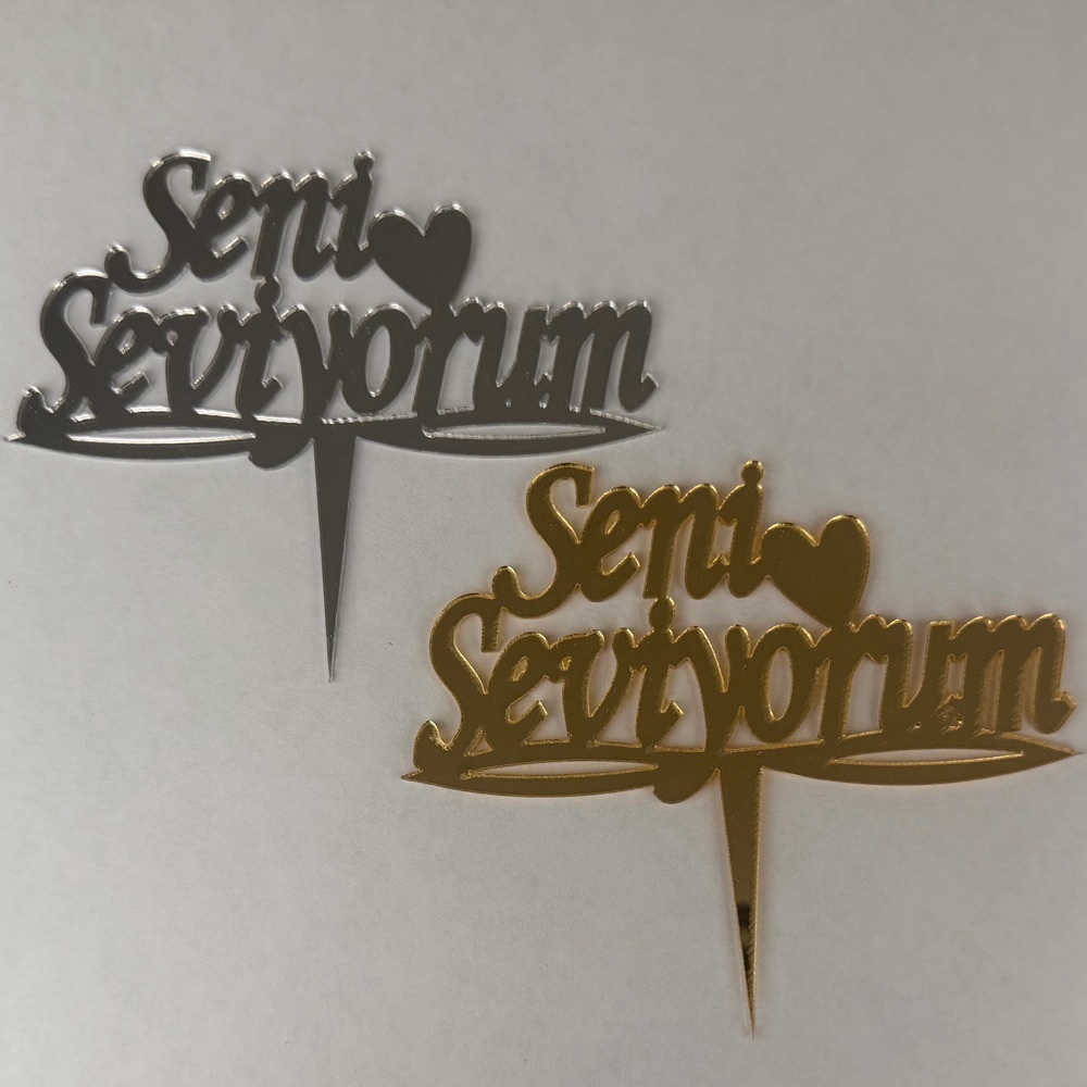 Seni Seviyorum Pasta Pleksi