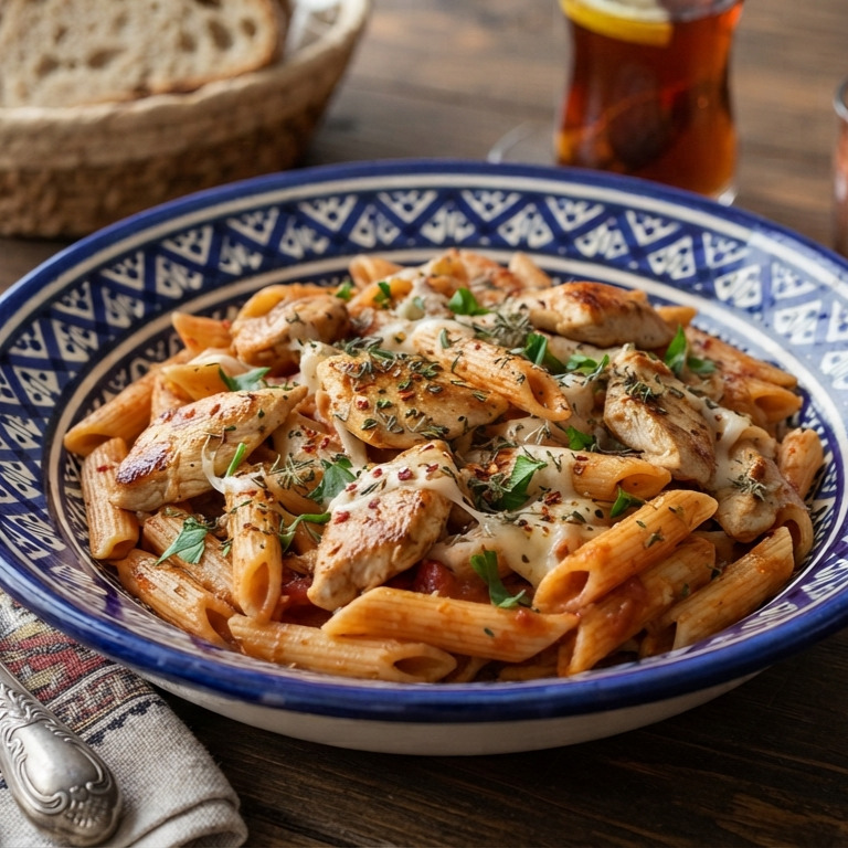 Peri Peri Soslu Tavuklu Penne