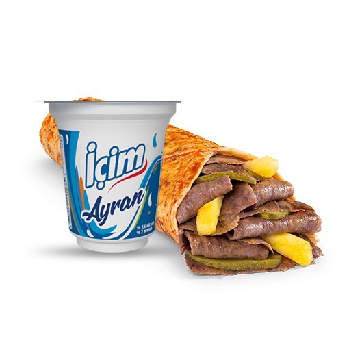 Ekonomik Et Döner Dürüm Menü (L)