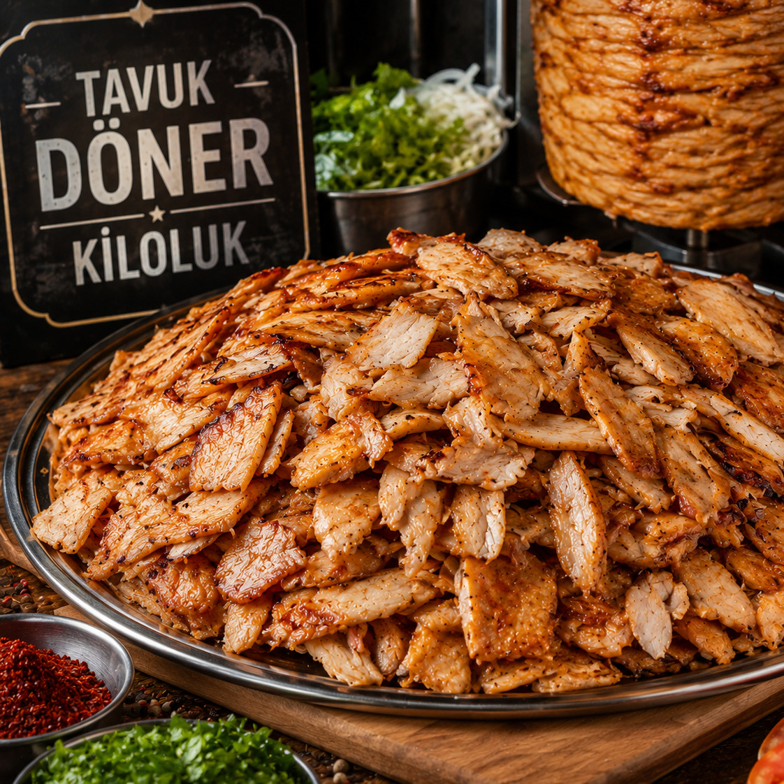 1 Kilo Tavuk Döner