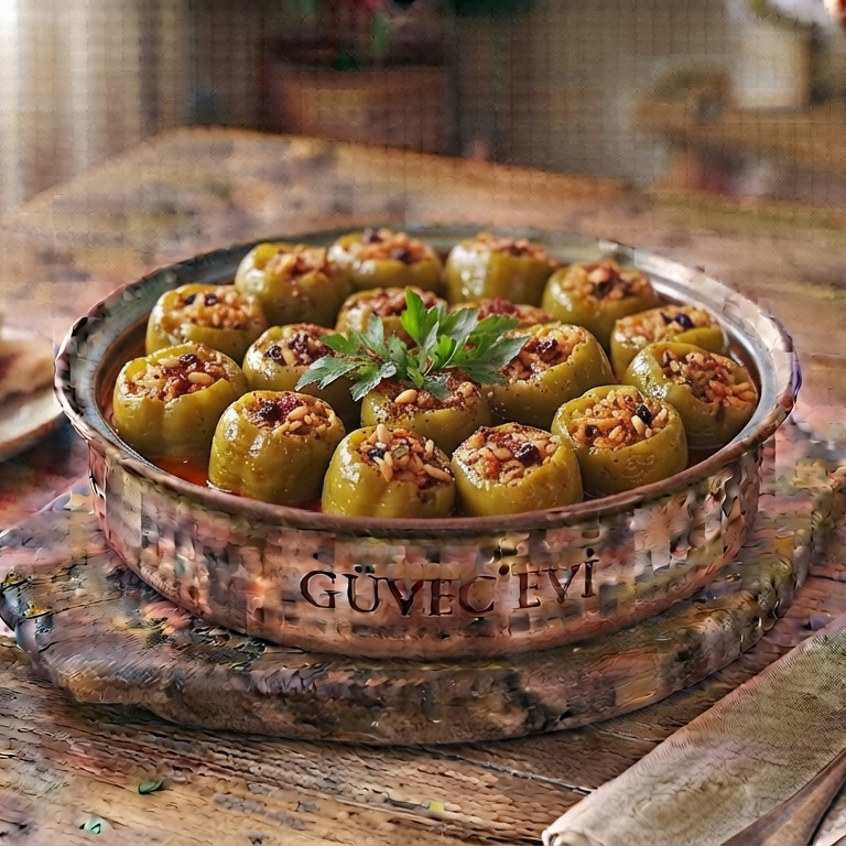 Güveç Evi’nden Zeytinyağlı Biber Dolma