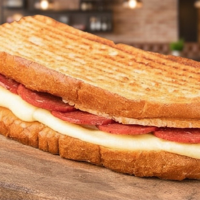Ayvalık Ekmeğine Karışık Tost