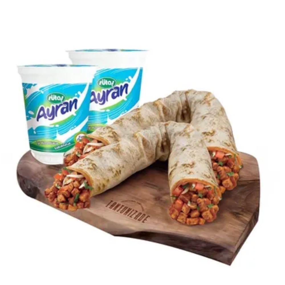 Dürüm Tavuk Tantuni (1 Adet) Ayran (170 cl)