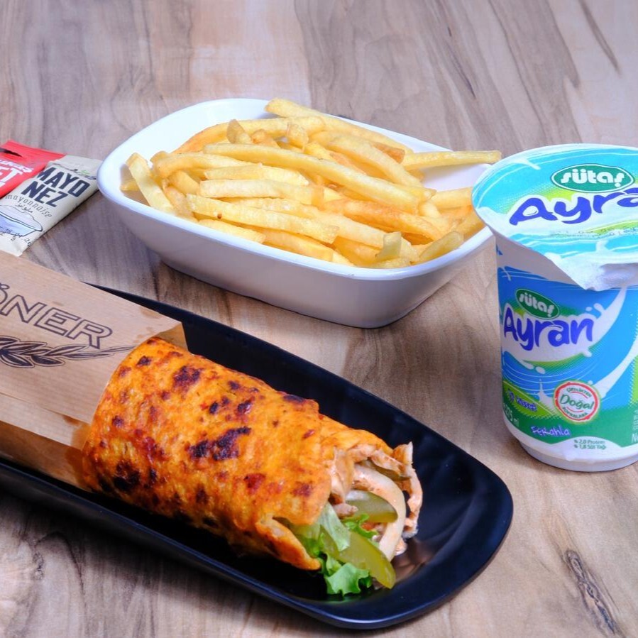 Dürüm (80 gr.) & Patates Kızartması Menü