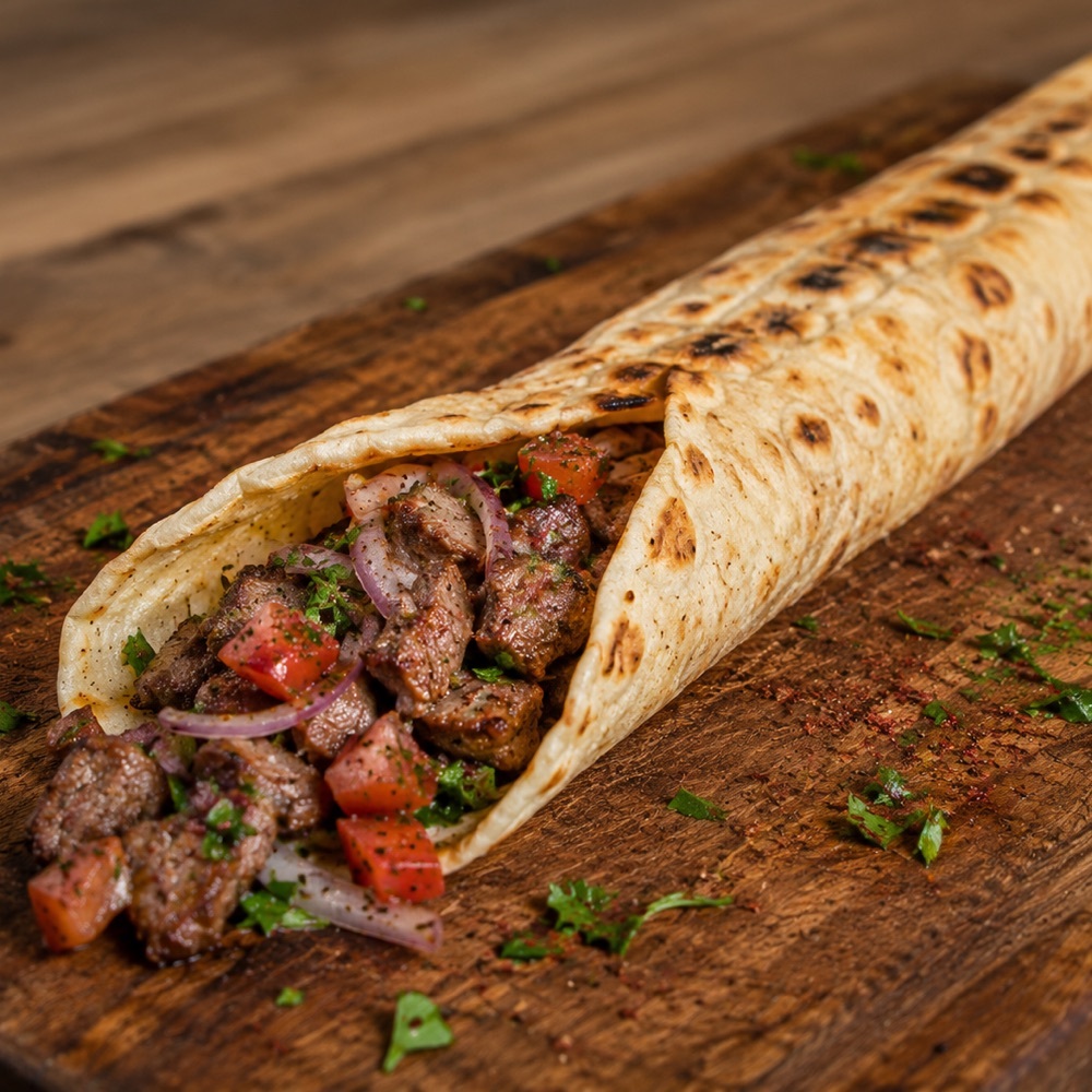 Kuşbaşı Kebap Dürüm (110 gr)