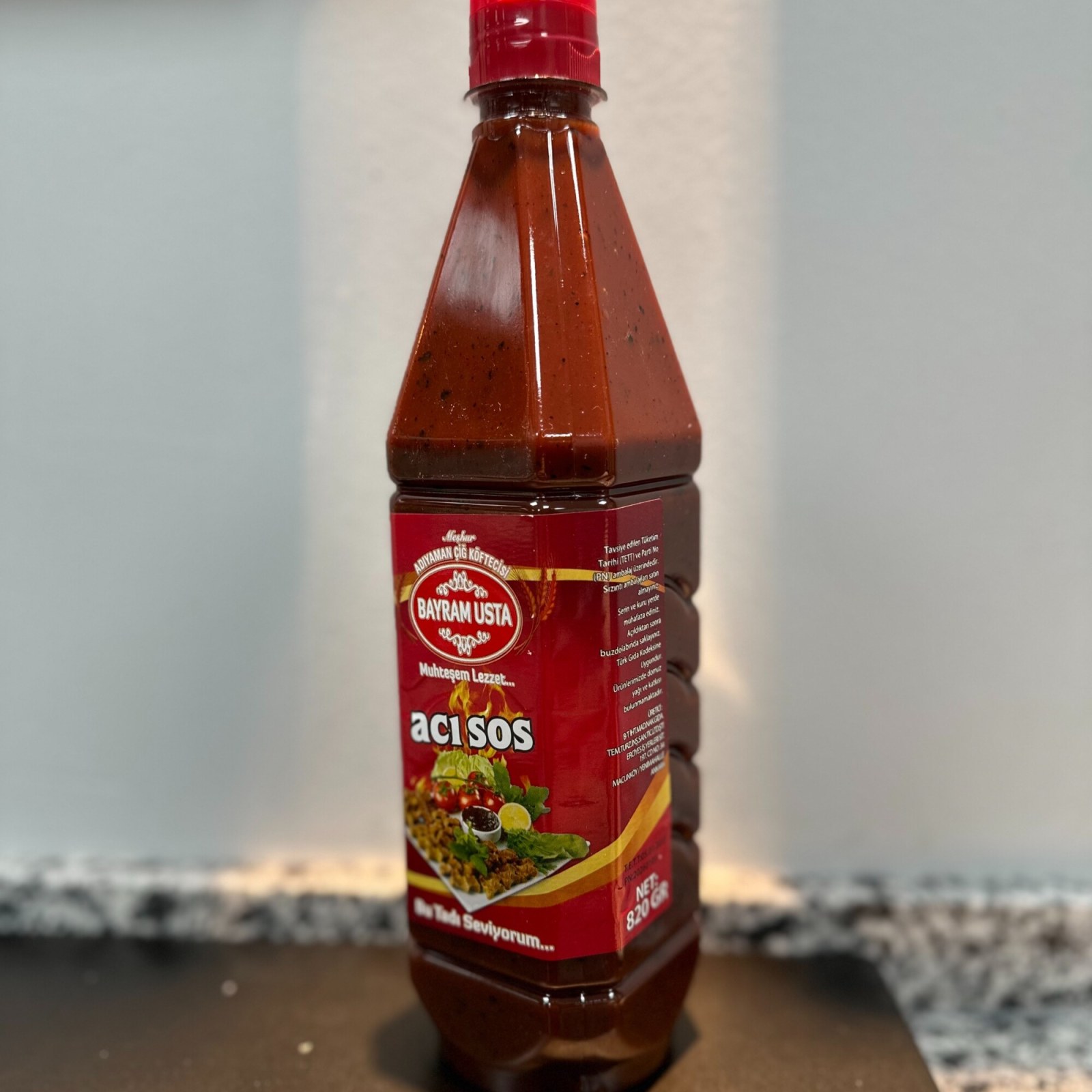 Bayram Usta Acı Sos (820 Gr)
