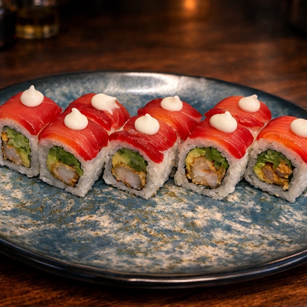 Gravlax Tempura Roll (8 Parça)
