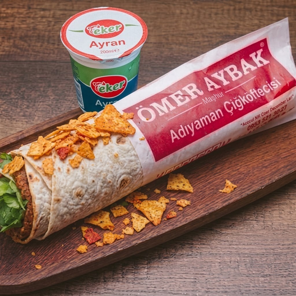 Doritoslu Çiğ Köfte Zurna (200 Gr) + Ayran [170 ml]
