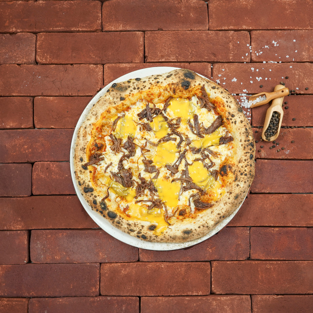 Kaburga Cheddarlı Pizza
