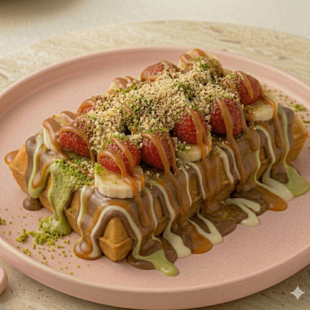 Pooky Caramel Waffle