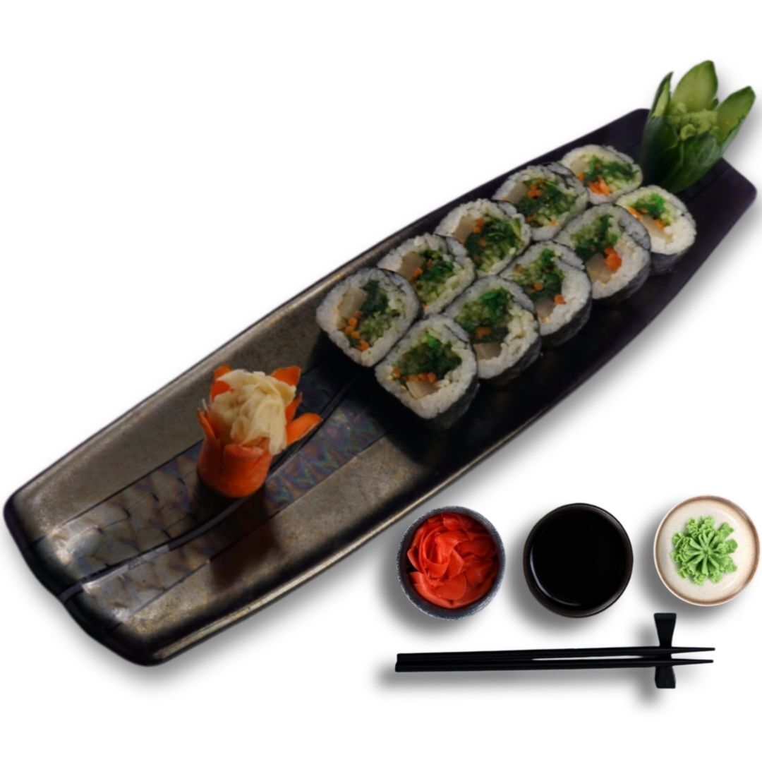 137- Vejetaryen Kimbap (Korean Sushi) (10 Pcs.