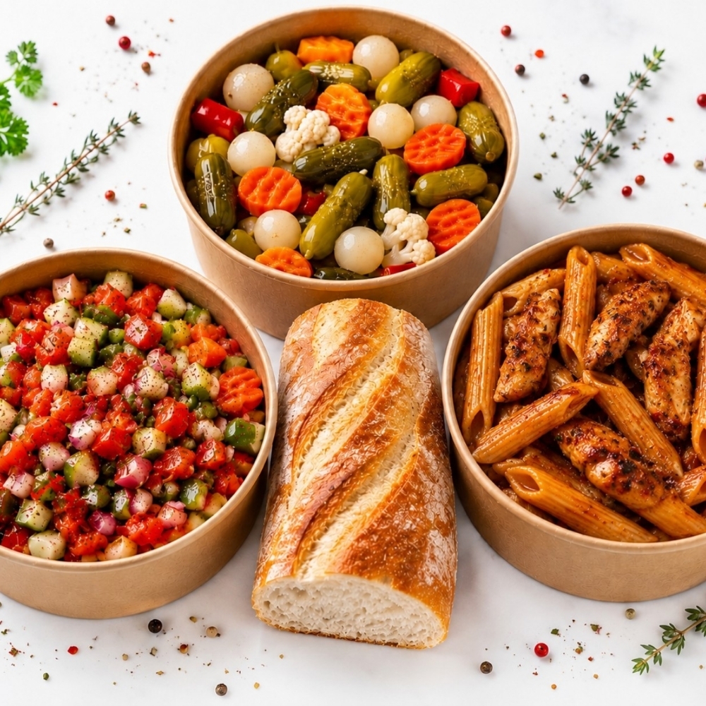 BBQ Soslu Tavuk & Penne Bowl