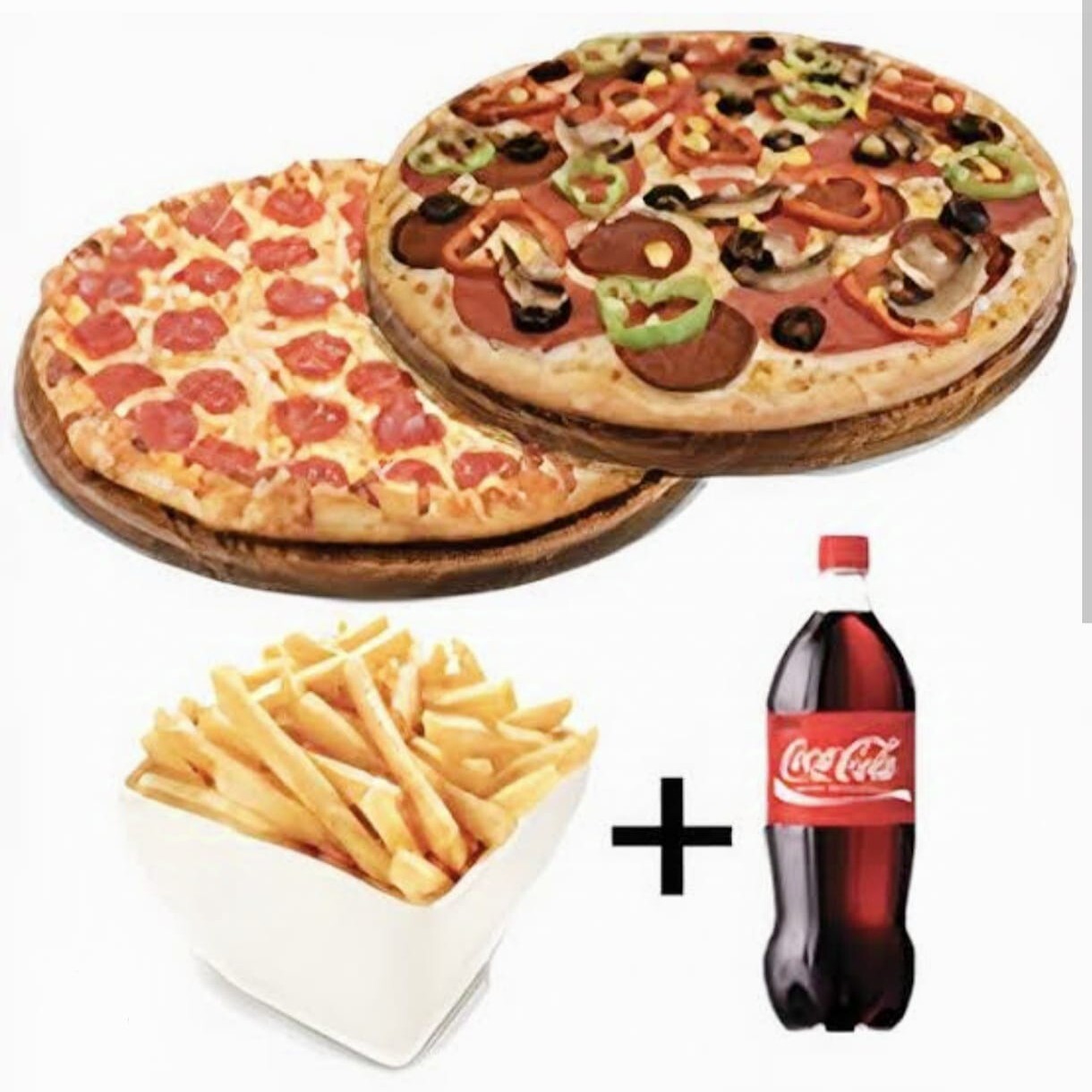 2'li Orta Boy Pizza Menü