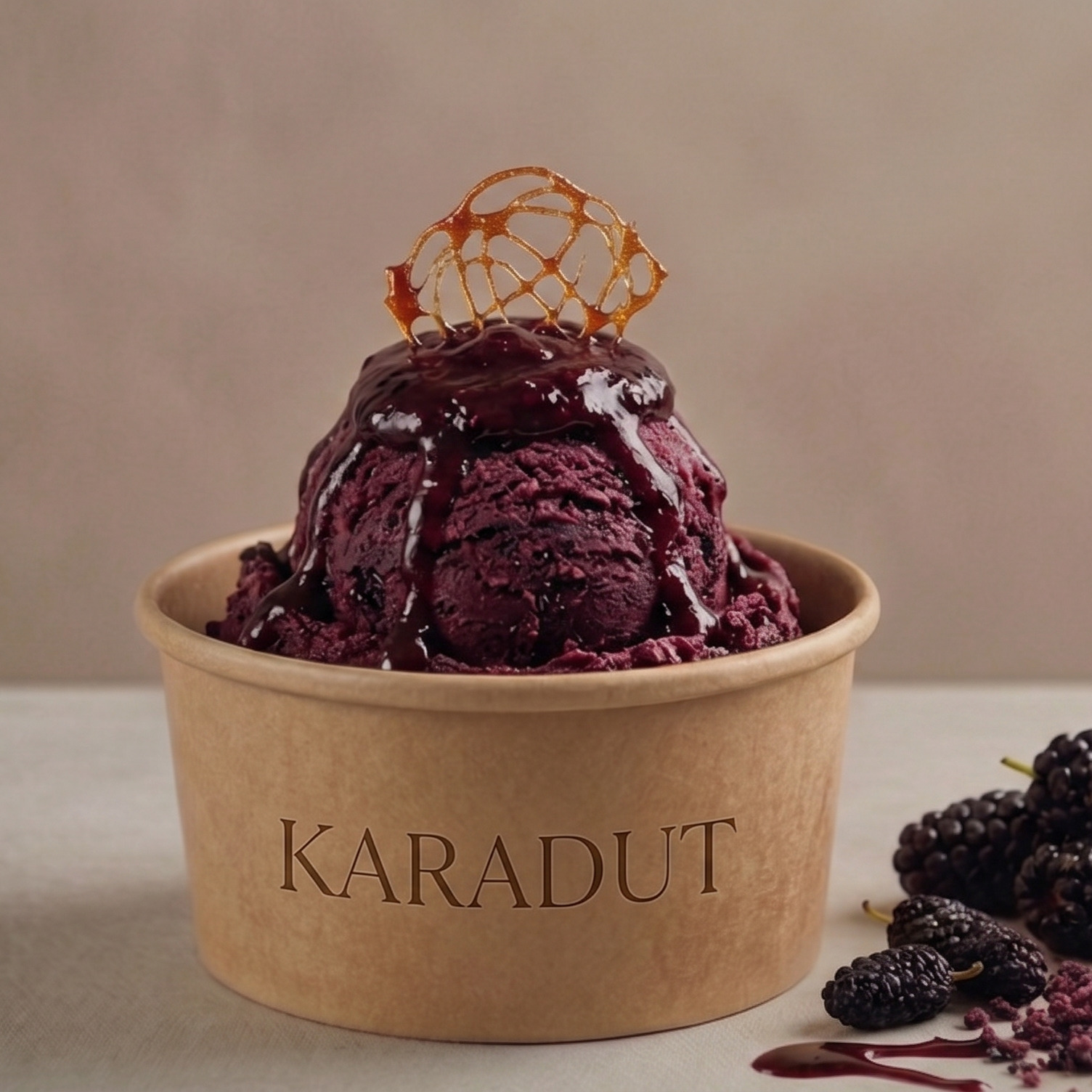 Karadutlu Dondurma (250 Gr)
