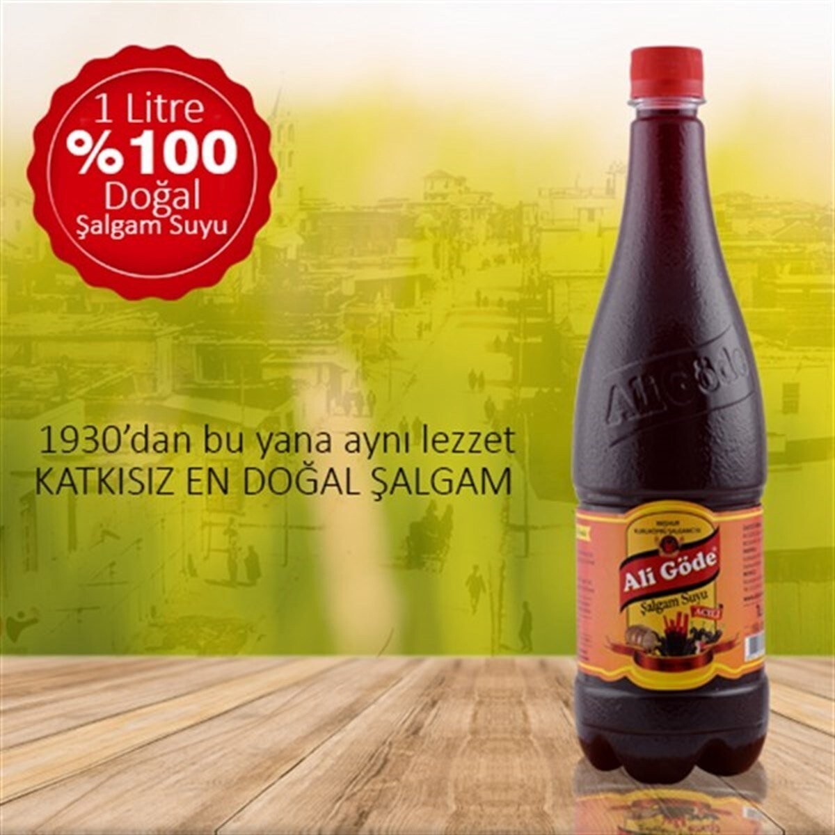Ali Göde Acılı Şalgam Suyu ( 1 Litre )