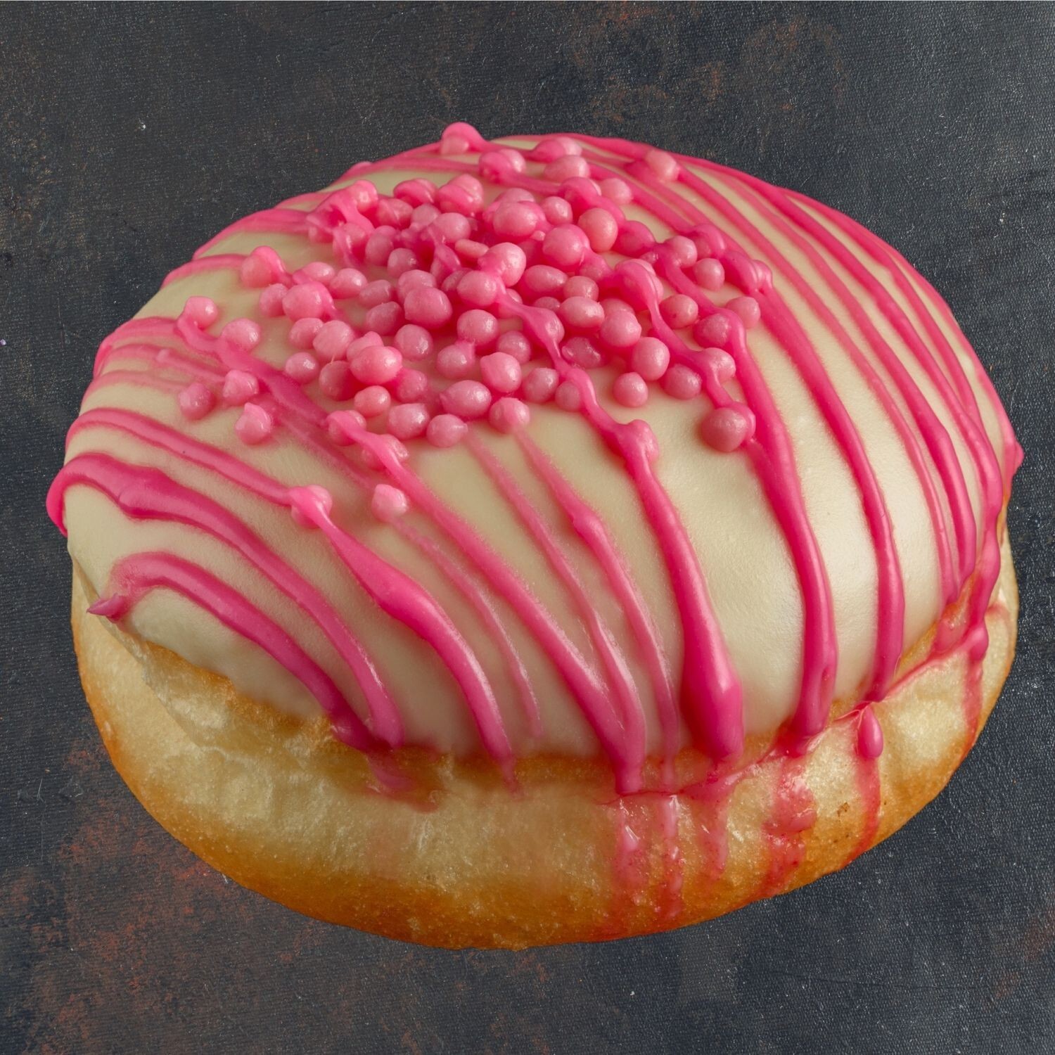 Vanilya Kaplı Ahududu Donut