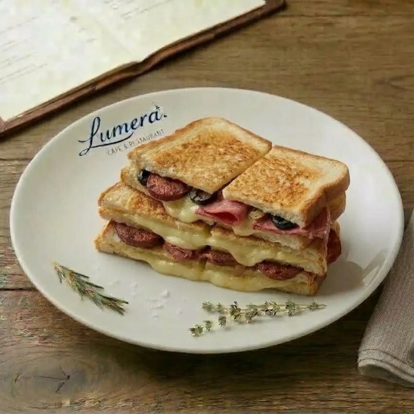 Sucuk Kaşar Tost