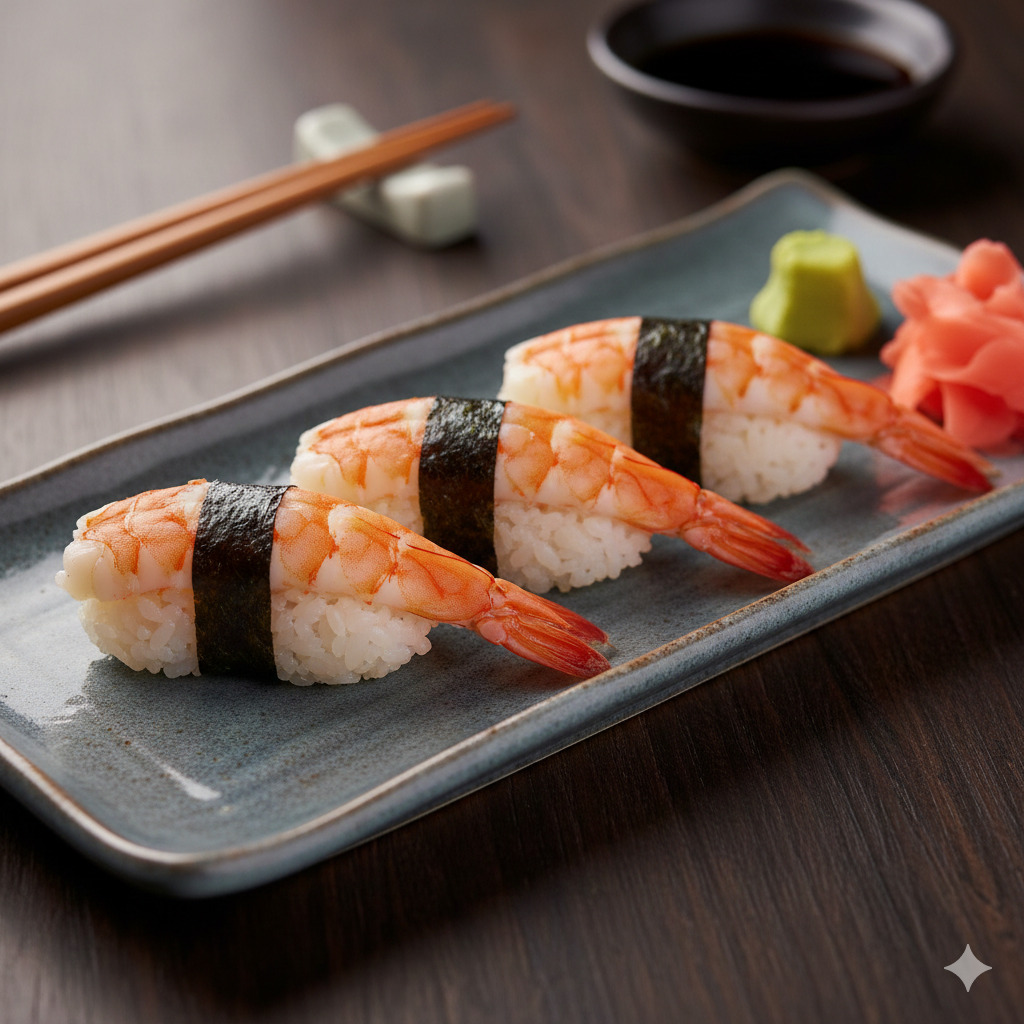 Karides Nigiri 3 Pcs