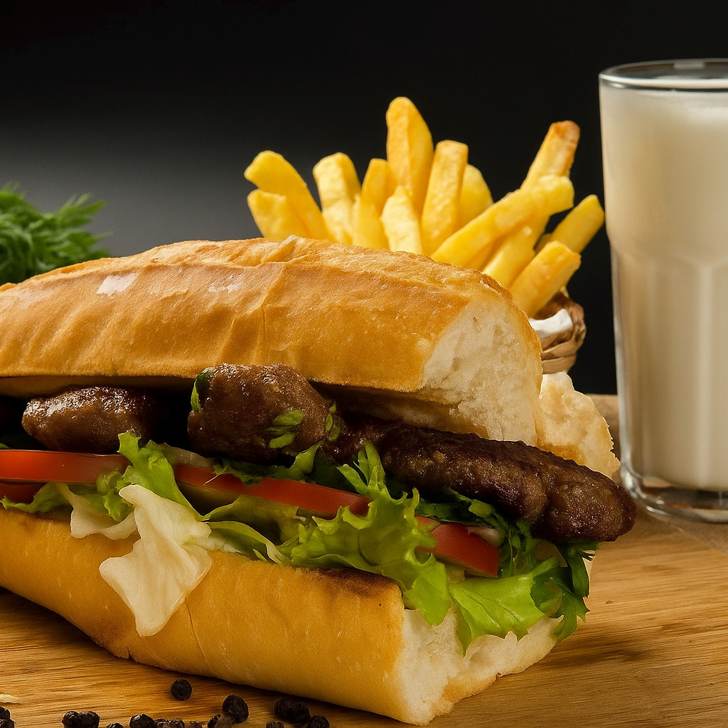 Beyoğlu köfte ekmek menü