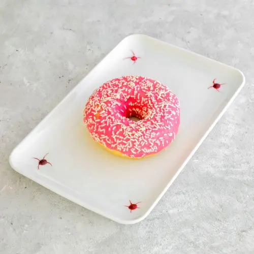 Çilek Dolgulu Donut