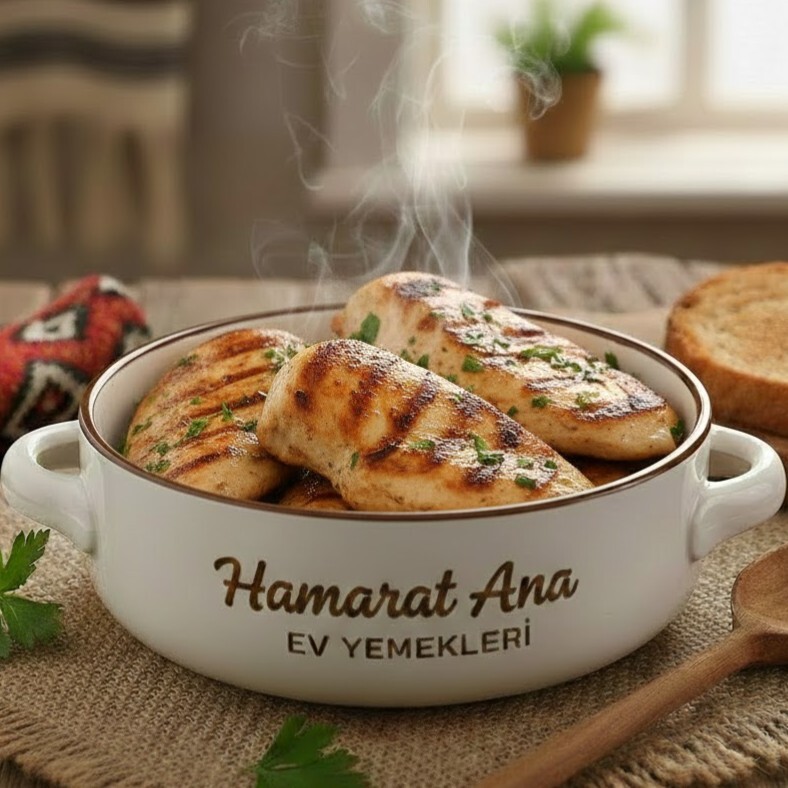 Hamarat Ana'dan Izgara Tavuk (Püreli)