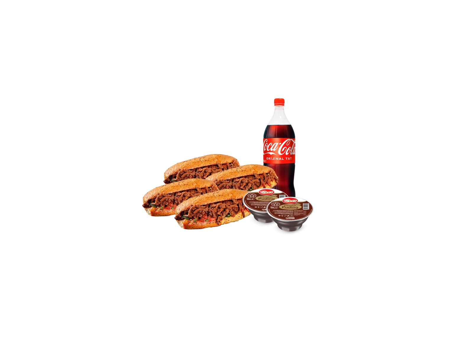 4'lü Biftek Tantuni Sandviç Menü