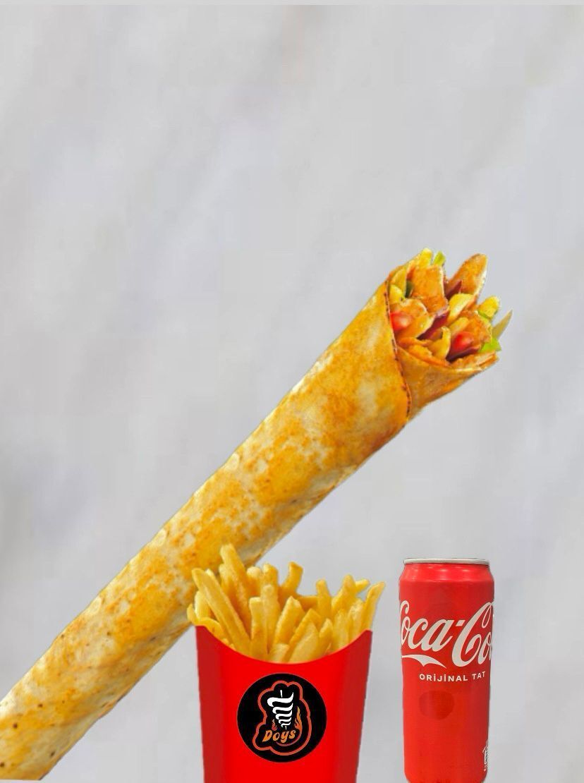 Zurna Döner Dürüm + Cips + Kola
