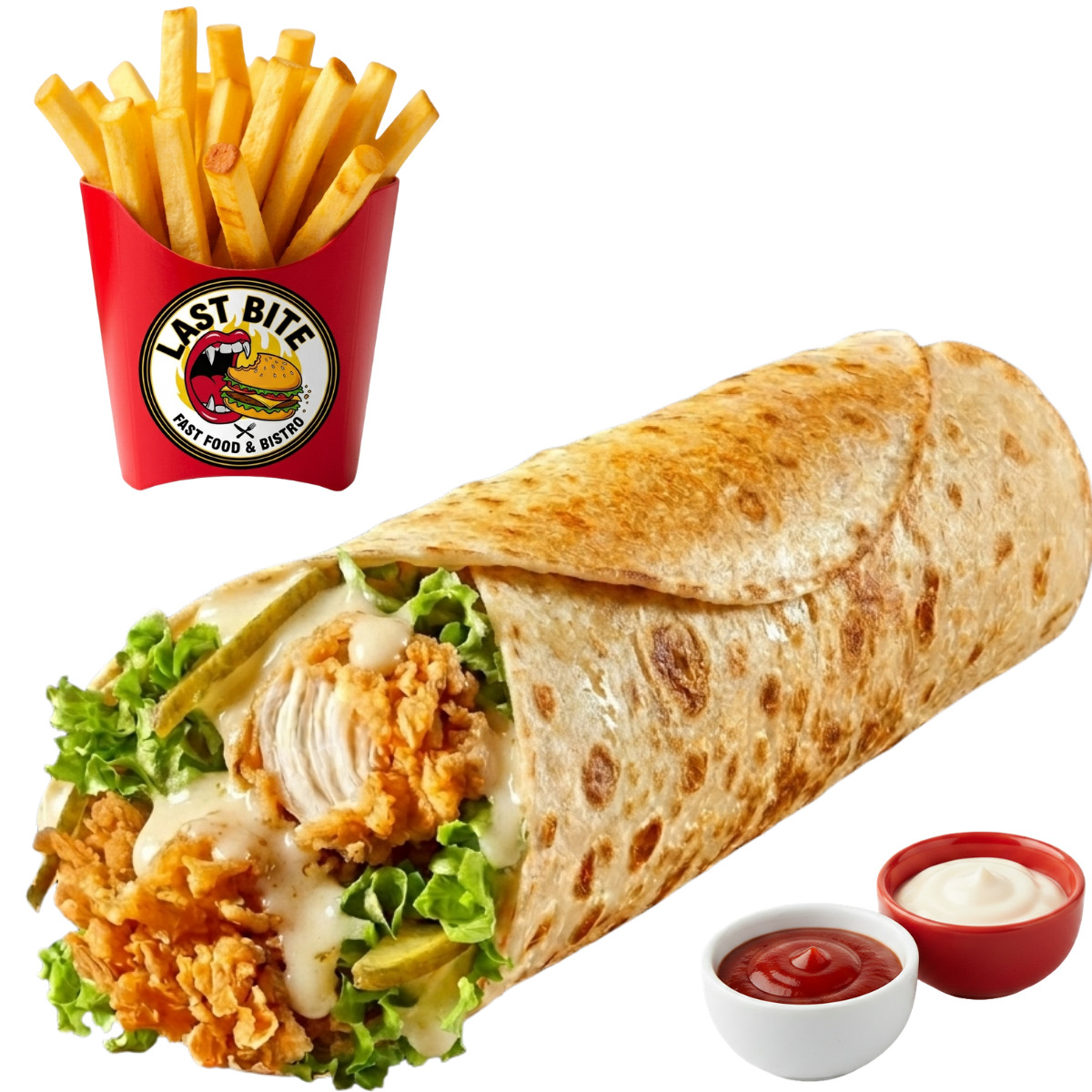 Çıtır Cajun Tavuk Wrap
