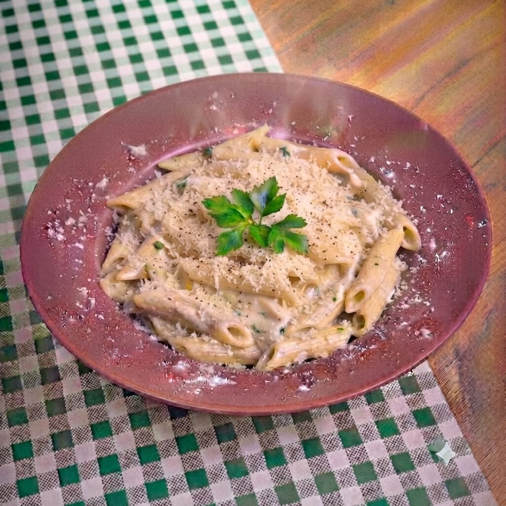 Köz Patlıcanlı Penne Makarna