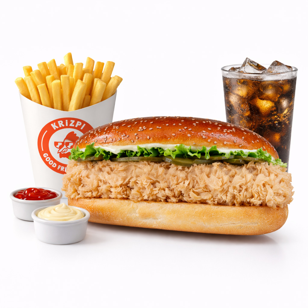 Festoviç + İçecek + Patates Kızartması + 2 Adet Sos