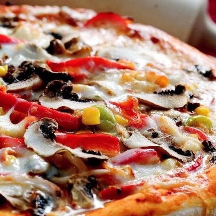 Vejetaryen Pizza Şöleni VIP Line Sos Zeytinli Biberli Gurme Pizza (Büyük Boy)