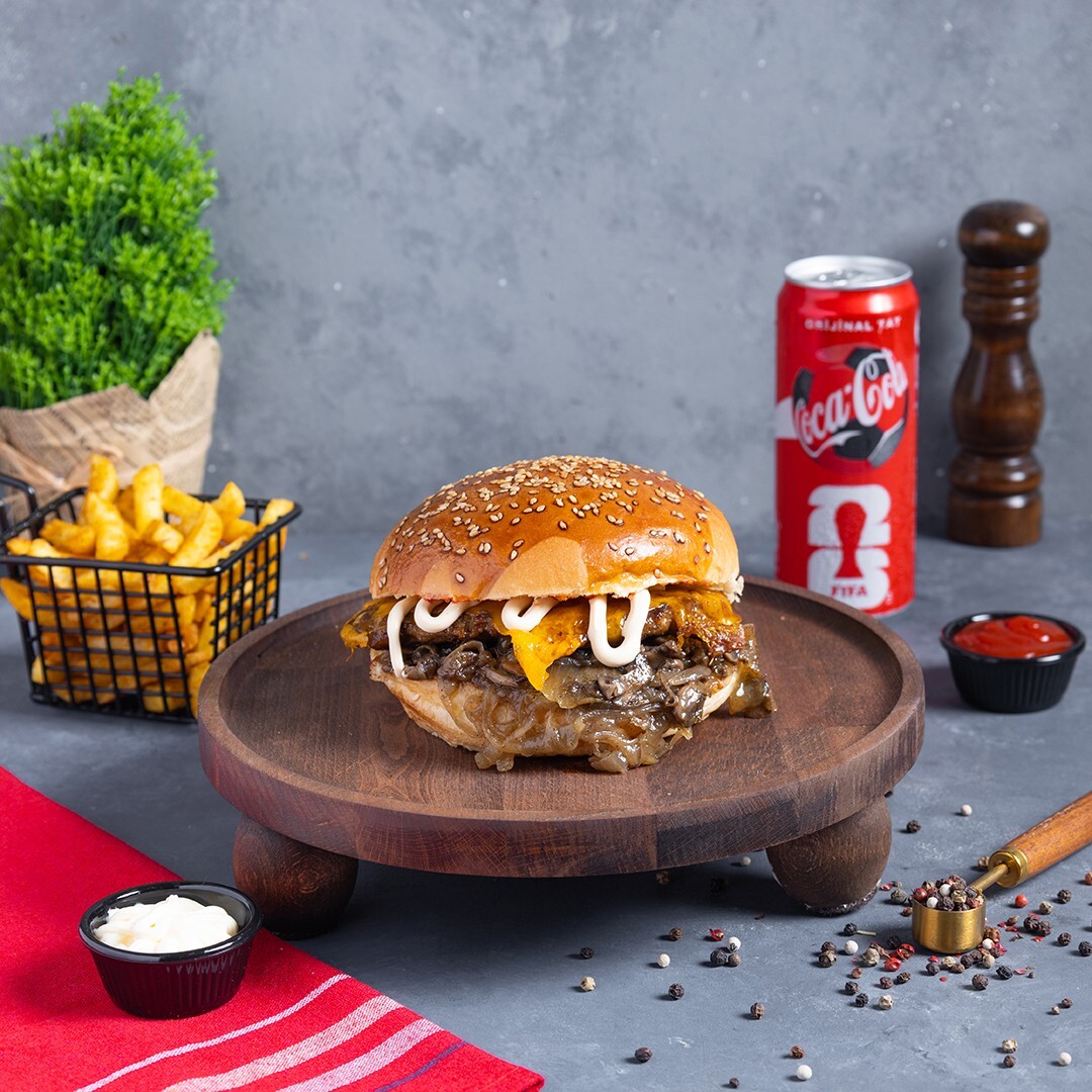 Trüf Mantarlı Burger Premium (Menü)