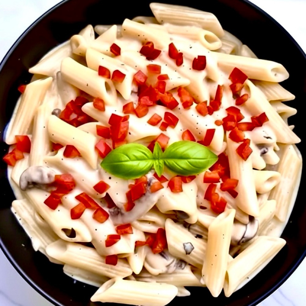 Sebzeli Kremalı Penne
