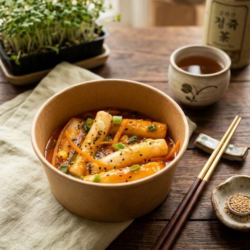 Teriyaki Soslu Tteokkbokki