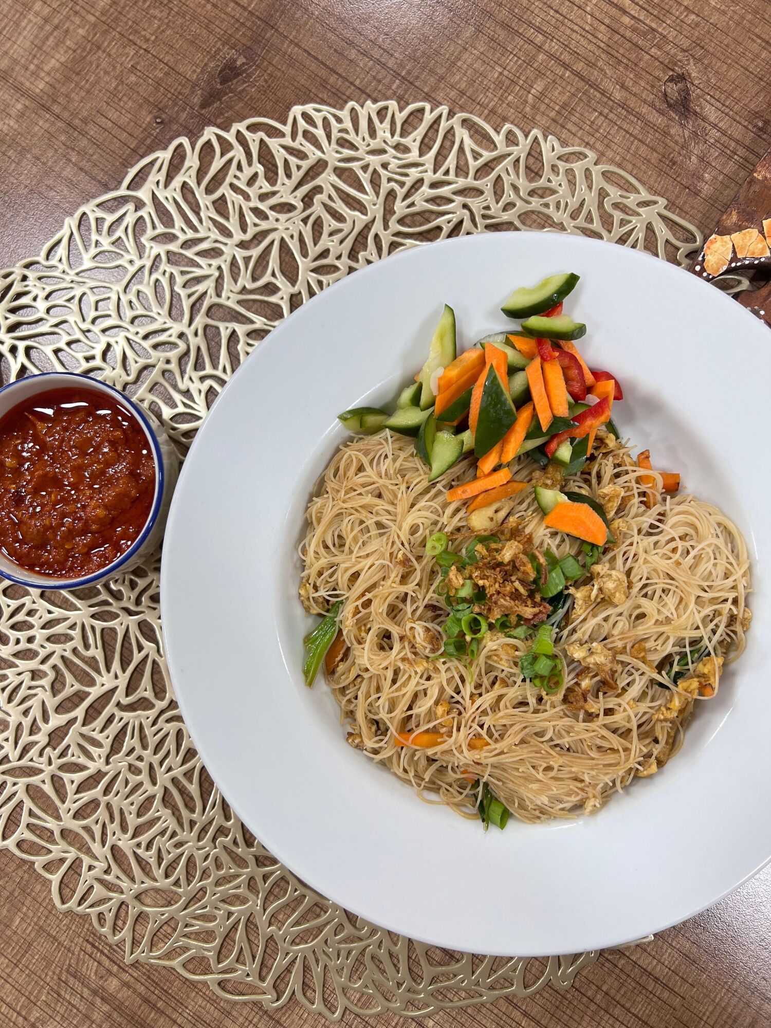 Bihun Goreng Vegetable Indonesian Rice Noodle